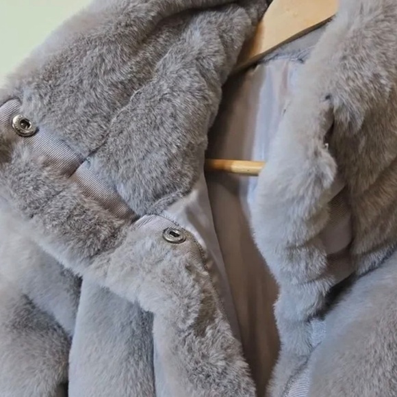 Abercrombie & Fitch Mini Puffer Size XXS Gray - Picture 3 of 6